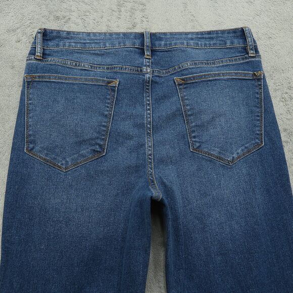 VIGOSS Jeans Women's Size 29 Mid-Rise Ace Straight Denim 29" Inseam Distressed - Picture 13 of 16